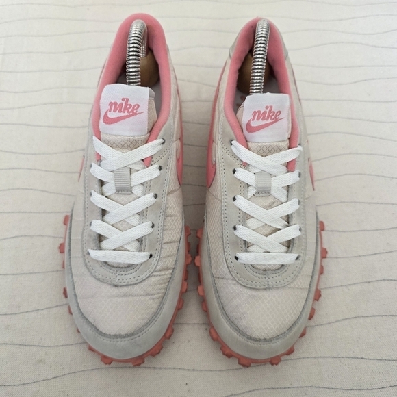 VTG Nike Womens Waffle Racer 2 II Pink Cream Shoes Sneakers 303919-281 Size 7 - Picture 3 of 12